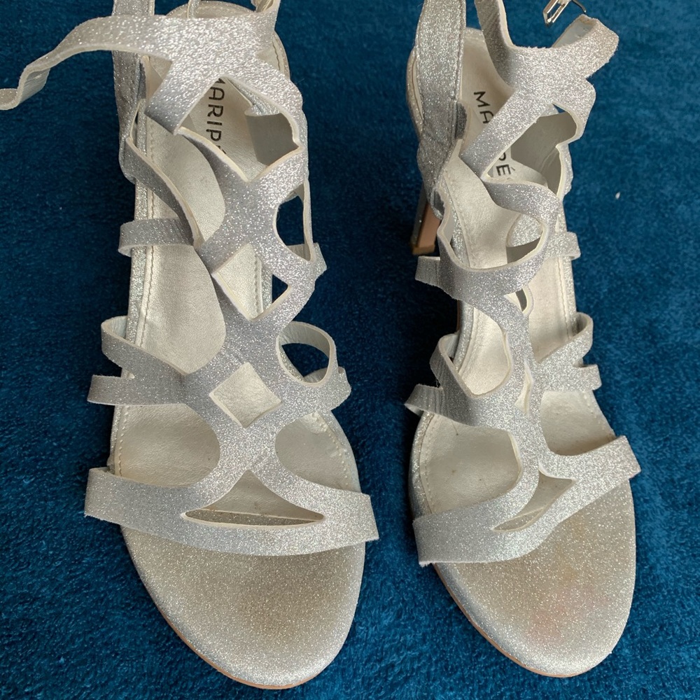 Silver Maripè High Heels